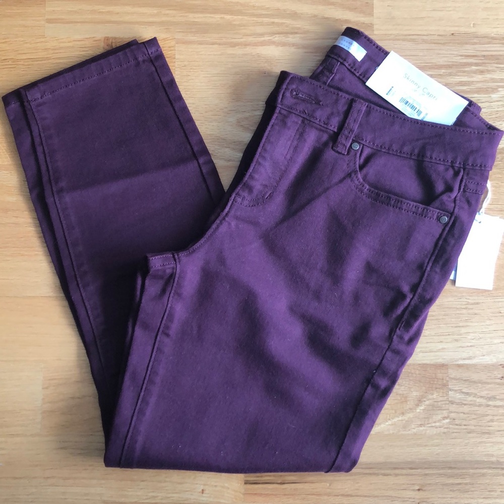 NWT LC Lauren Conrad skinny Capri